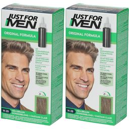 JUST FOR MEN Shampooing Colorant Châtain clair