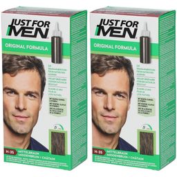 JUST FOR MEN® Shampooing colorant Châtain H-35