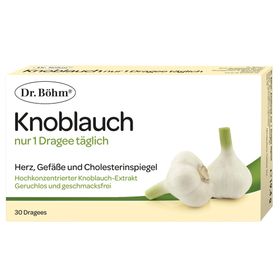 Dr. Böhm® Knoblauch nur 1 Dragee täglich