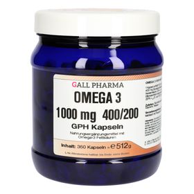 GALL PHARMA Omega 3 1000 mg 400 / 200 GPH Kapseln