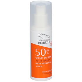 Laboratoires de BIARRITZ ALGAMARIS Crème solaire Visage SPF50 Bio