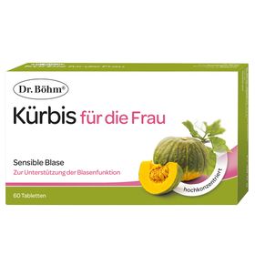 Dr. Böhm® Kürbis für die Frau – die pflanzliche Antwort auf Blasenschwäche