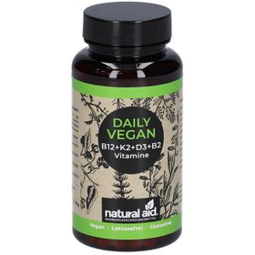 natural aid® Daily Vegan B12 + K2 + D3 + B2