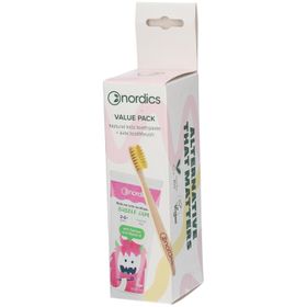 nordics Dentifrice Kids Bubble Gum Pack eco