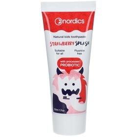 nordics STRAWBERRY SPLASH dentifrice pour enfants