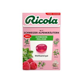 Ricola Himbeere Melisse ohne Zucker