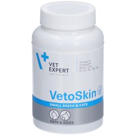 Vet Expert VetoSkin – 60 Kapseln für kleine Hunde und Katzen