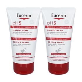 Eucerin pH5 Handcreme – pflegt empfindliche, trockene und strapazierte Haut & stärkt die natürliche Schutzfunktion