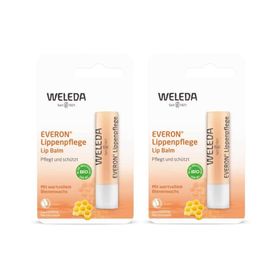 Weleda Everon Lippenpflege - pflegt und schützt trockene Lippen, mit natürlichem UV-Schutz LSF 4