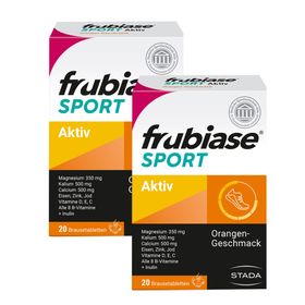 frubiase® SPORT Mit hochdosierten Mineralstoffen, Vitaminen und Spurenelementen Orange