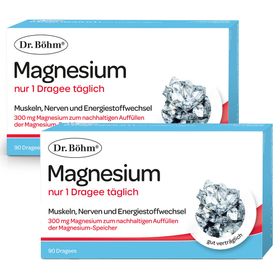 DR.BÖHM® Magnésium - Seulement 1 dragée par jour