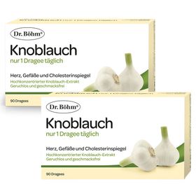 Dr. Böhm® Knoblauch  nur 1 Dragee täglich