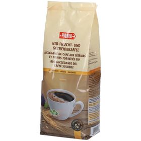 Pionier Kaffee-Ersatz mit Bio-Getreide und Früchten