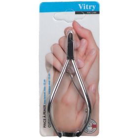 Vitry Classic Pince à peaux + Fermoir 12 cm Inox 1052F