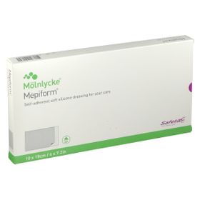 Mepiform® Pansement auto-adhésif siliconé Anti-Cicatrice 10 cm x 18 cm