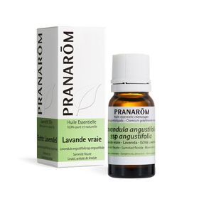 PRANARÔM - Lavande Vraie - Huile Essentielle Chémotypée - Sommeil & Équilibre Émotionnel - 100 % Pure Et Naturelle - HECT - 10 ml