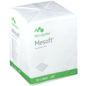 Mesoft S Compresse Non-Stérile Non-tissé 4 Couches 10x10 cm 157300