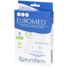 Euromed 5cm x 7cm Eilandpleister Steriel