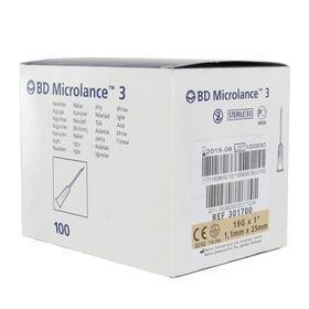BD Microlance™ 3 Nadeln 19G 1 1,1  x 25 mm Creme