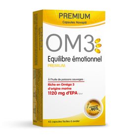 OM3 Équilibre Émotionnel  Premium - 45 capsules