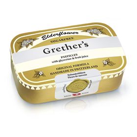 Grether's Pastillen Elderflower (Holunderblüte) zuckerfrei