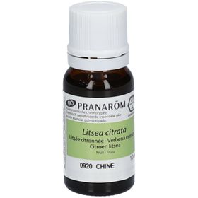 Pranarôm Huile Essentielle Litsée citronnée Bio