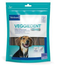 Virbac VeggieDent® Fresh Lamelles à mâcher 10 - 30 kg