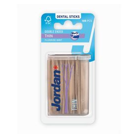 Jordan Thin Dental Sticks mit Flourid Minze