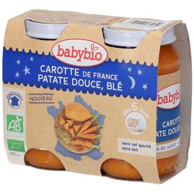 Babybio KAROTTE AUS DEN LANDEN SÜßE PATATE BLÉ ab 6 Monate