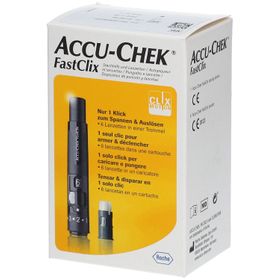 ACCU-CHEK® FastClix Stechhilfe + Kartusche mit 6 Lanzetten