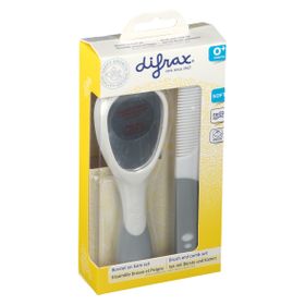 Difray Kit brosse et peigne pour bébé Bleue