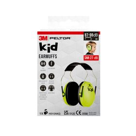 3M™ Peltor™ Kid Pour enfant, neon Vert