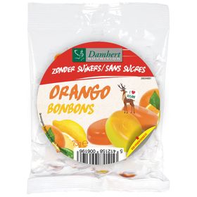 Damhert No Sugar Added Bonbons orango