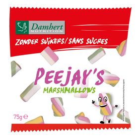 Damhert No Sugar Added Peejays marshmallows