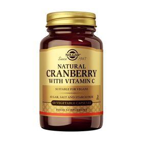 Solgar Cranberry Canneberge Naturelle 400 mg - Genito-Urinaire - Défenses Immunitaires - 60 gélules végétales