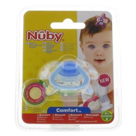 Nuby Geo Beruhigungssauger 6 - 18 Monaten (Farbe und Motiv nicht wählbar)