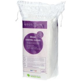 Laboratoire Marque Verte Maxi carrés coton prédécoupés