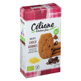 Céliane Gluten free Biscuits Choco graines