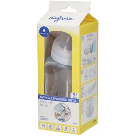 difrax® Biberon S Wide XL Anti-colique pour Bouillie - Blanc 310 ml