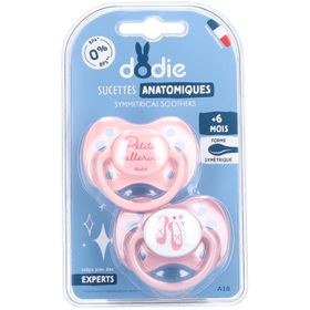 dodie® Duo Schnuller +6 Monate Motiv Duo (Farbe nicht wählbar)
