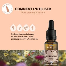 BIOFLORAL 17 - Hornbeam - Charme - 20 ml