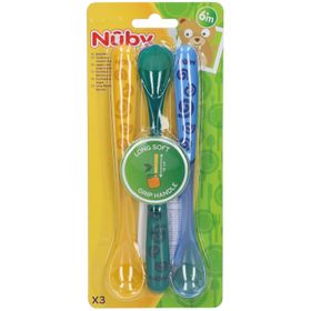 Nuby Cuillère à manche long 6m+