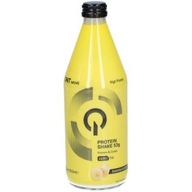 QNT Protein Shake (53g Protein) Glasflasche Banane
