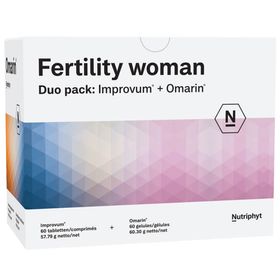 Nutriphyt Fertility Woman Duo Improvum® + Omarin®