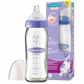 Lansinoh® Bibéron en verre NaturalWave® tétine 240 ml