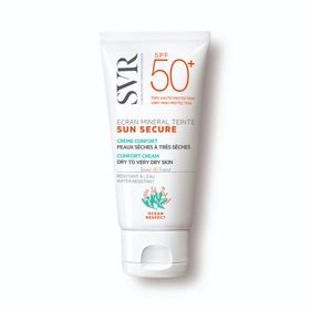 SVR SUN SECURE ÉCRAN MINÉRAL TEINTÉ Crème Confort Peaux Sèches à Très Sèches SPF50+