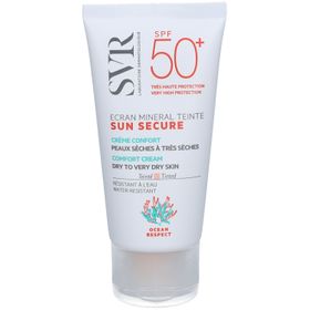 SVR SUN SECURE ÉCRAN MINÉRAL TEINTÉ Crème Confort Peaux Sèches à Très Sèches SPF50+