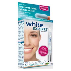 White Experts Zahnweiß-Stick + Finger-Bürste