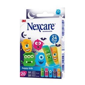 3M™ Nexcare™ HAPPY KIDS ​Pansements Décor Monstres