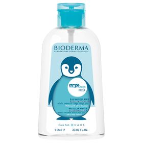 Bioderma ABCDerm H2O Eau Micellaire Nettoyante avec Pompe Inversée